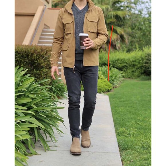 Jousen Men's Suede Chelsea Boots•Size 10 Mushroom•New W/Box - Picture 6 of 9